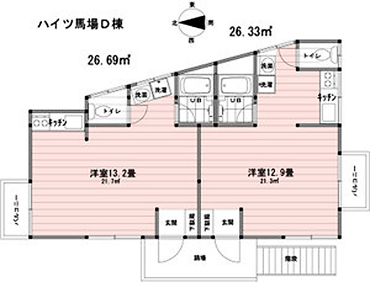 D棟　間取り